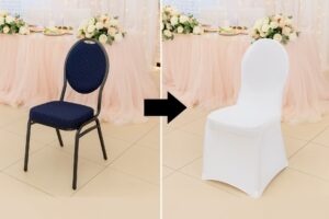 Stuhlhusse vorher nachher